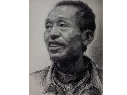 素描头像