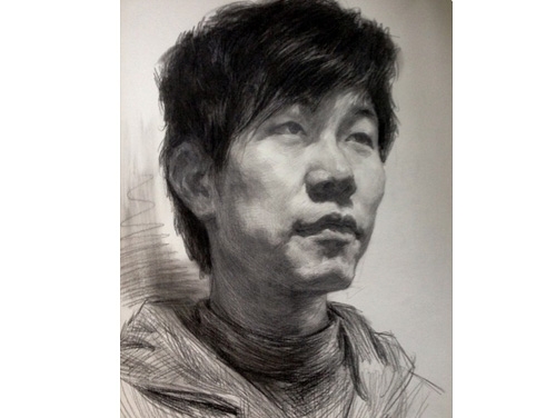 素描头像