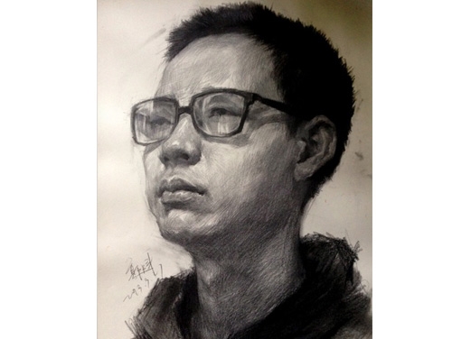 素描头像