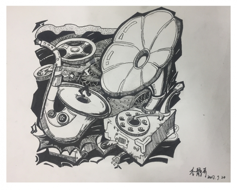 沈阳启点画室设计作品